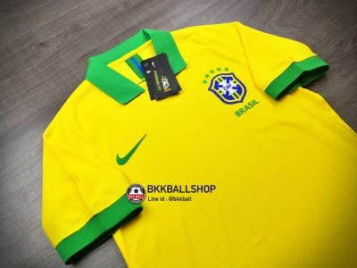 เสื้อบอล ทีมชาติ Brazil Home บราซิล 2019 เหย้า Player - 02