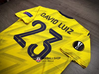 เสื้อบอล Arsenal Away อาเซน่อล เยือน EUROPA ยูโรป้า เกรด Player 2019:20 23 DAVID LUIZ - 02