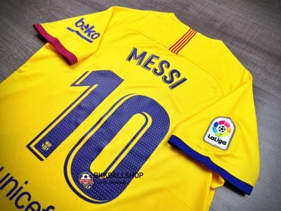 เสื้อบอล Barcelona Away บาเซโลน่า เยือน 2019:20 10 MESSI - 02