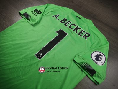 เสื้อโกล ผู้รักษาประตู Liverpool Goal Green ลิเวอร์ สีเขียว 2019:20 EPL 1 A.BECKER - 02