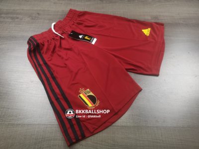 กางเกงฟุตบอล ทีมชาติ Belgium Home เบลเยี่ยม เหย้า Euro 2021 - 01