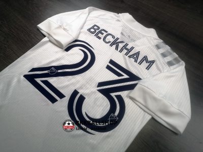 เสื้อฟุตบอล LA Galaxy Home แอลเอ กาแล็กซี่ เหย้า เกรด player 2020-21 พร้อมเบอร์ชื่อ 23 BECKHAM - 02